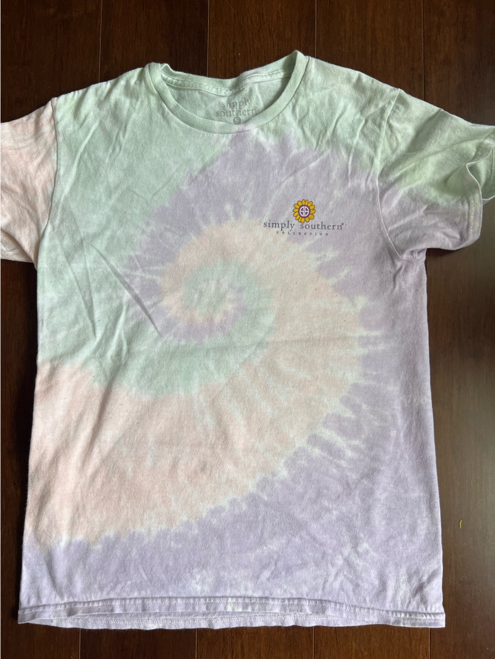 Simply Southern T-Shirt Grow Through What You Go Through Tie Dye S - Picture 3 of 6